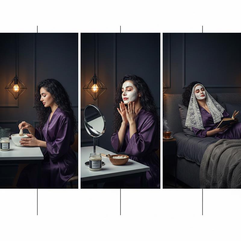مقایسه ماسک برنج با محصولات آماده