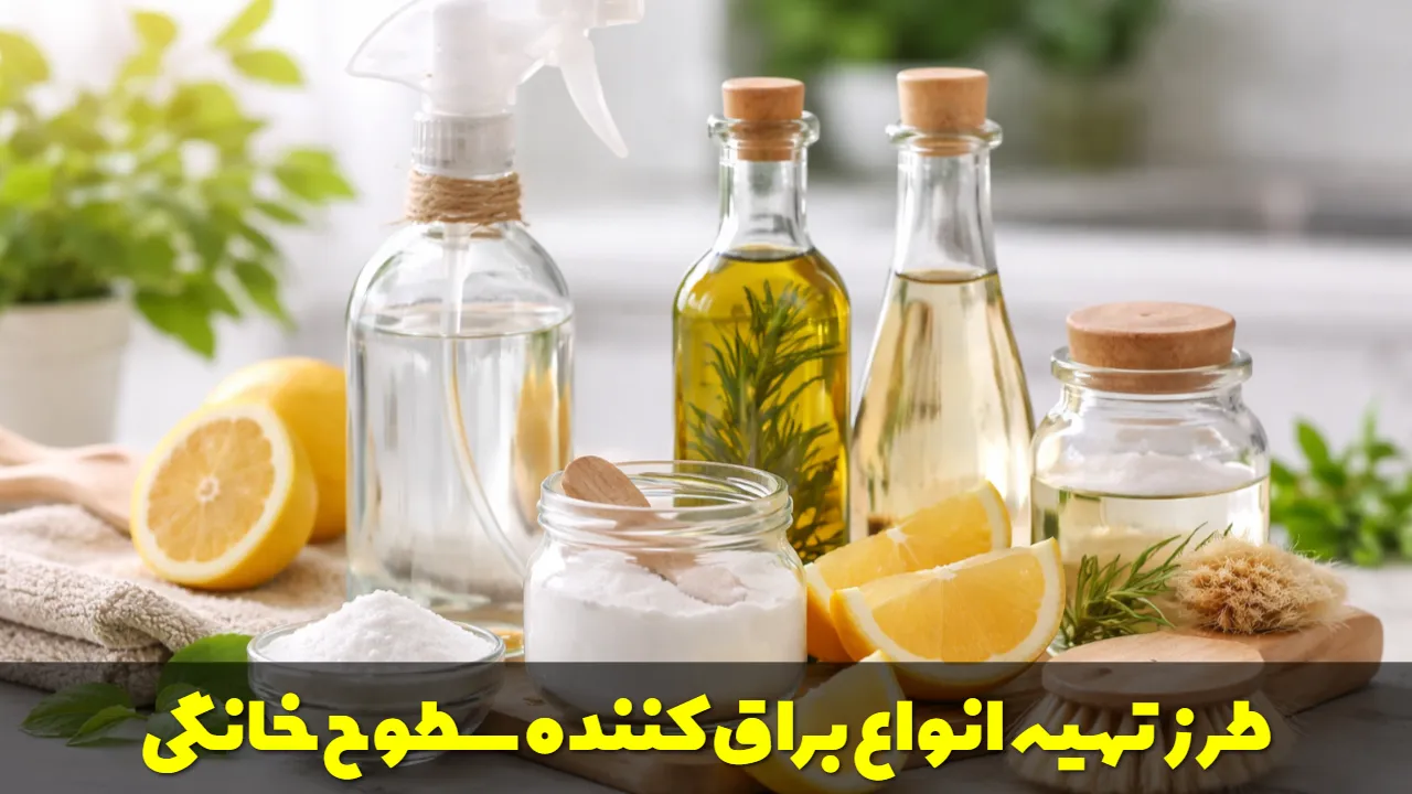 طرز تهیه انواع براق کننده سطوح خانگی