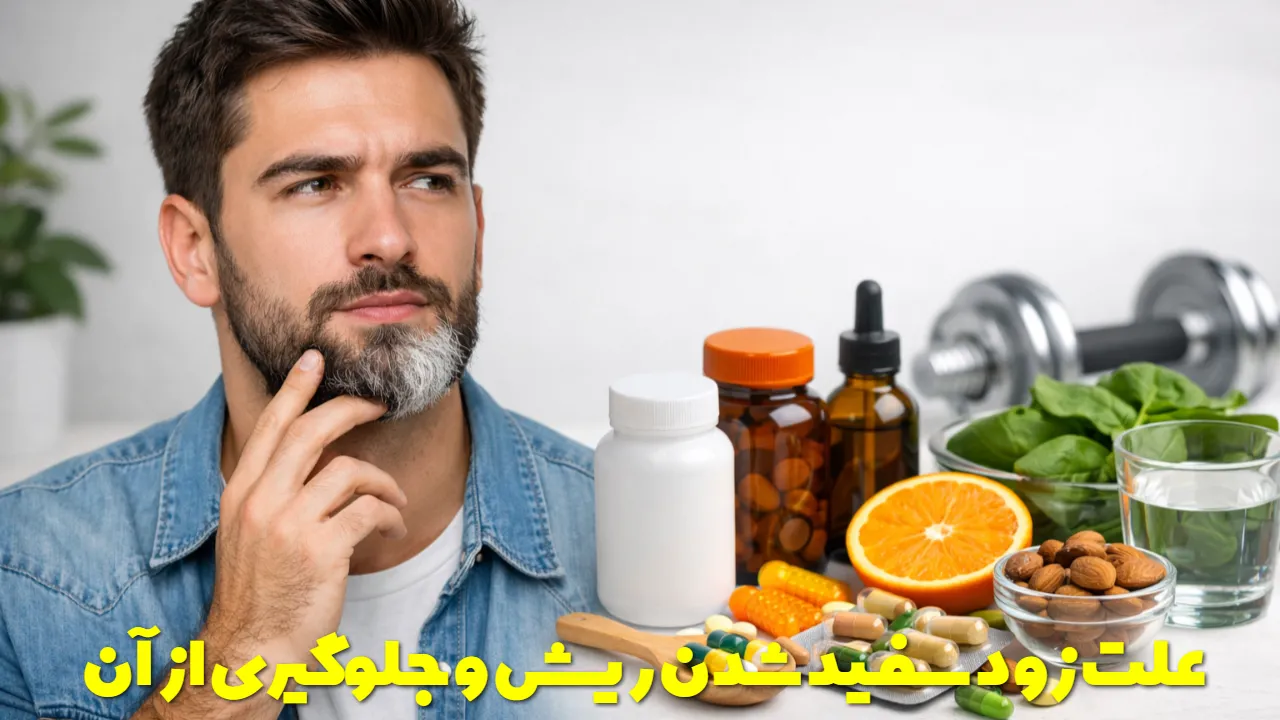 علت زود سفید شدن ریش و جلوگیری از آن