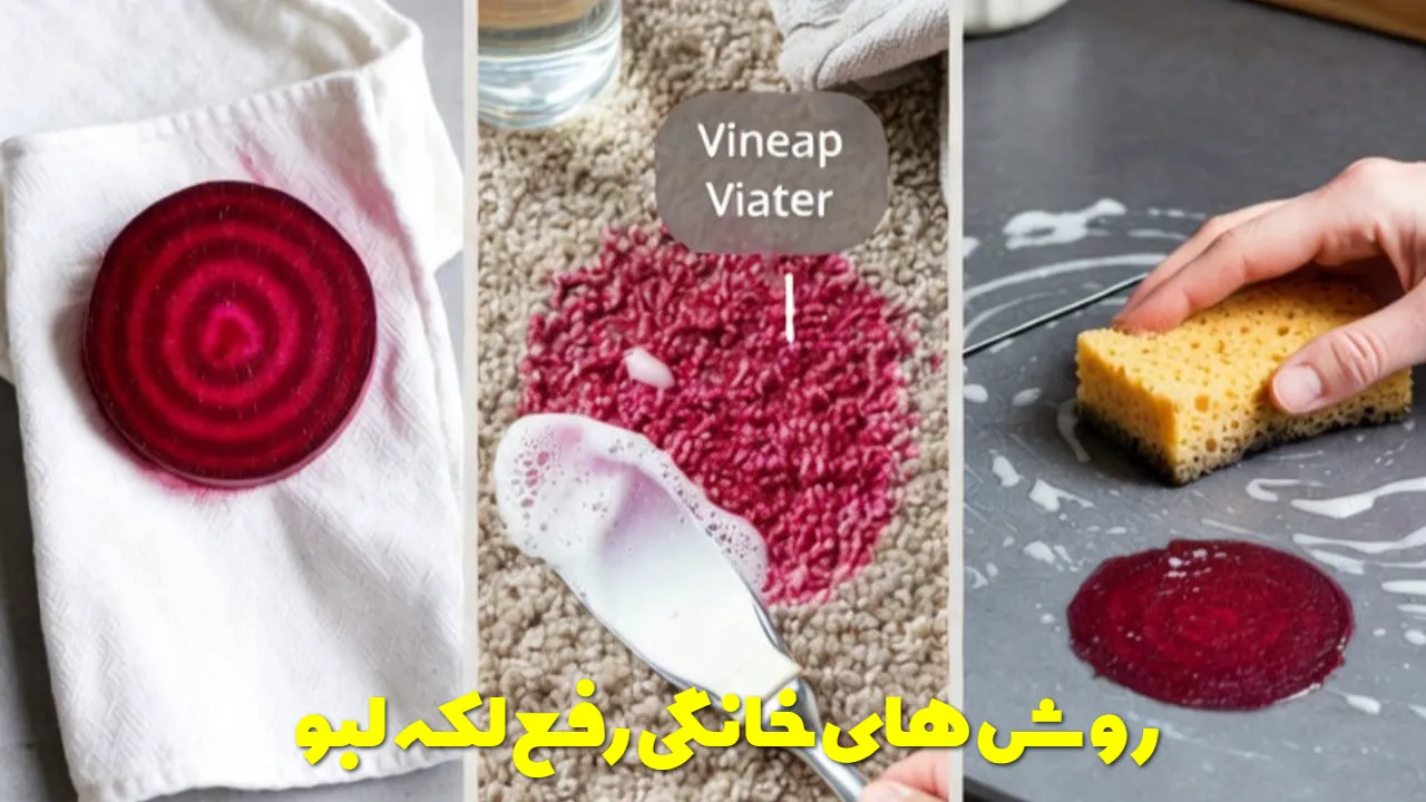 روش های خانگی رفع لکه لبو