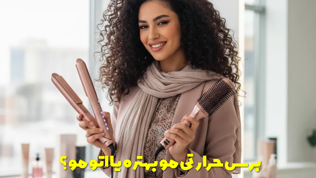 برس حرارتی مو بهتره یا اتو مو؟