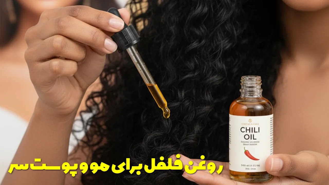 روغن فلفل برای مو و پوست سر