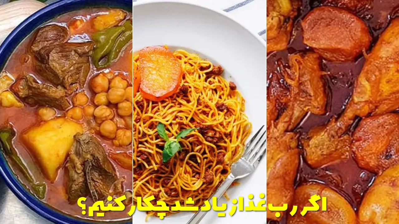اگر رب مرغ، آبگوشت، قیمه و یا ماکارونی زیاد شد چکار کنیم؟