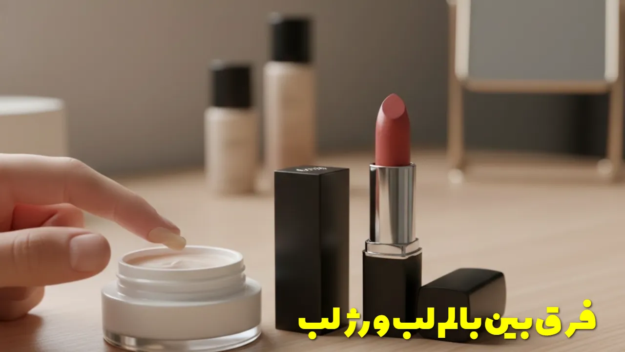 فرق بین بالم لب و رژ لب