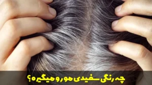 چه رنگی سفیدی مو رو میگیره؟