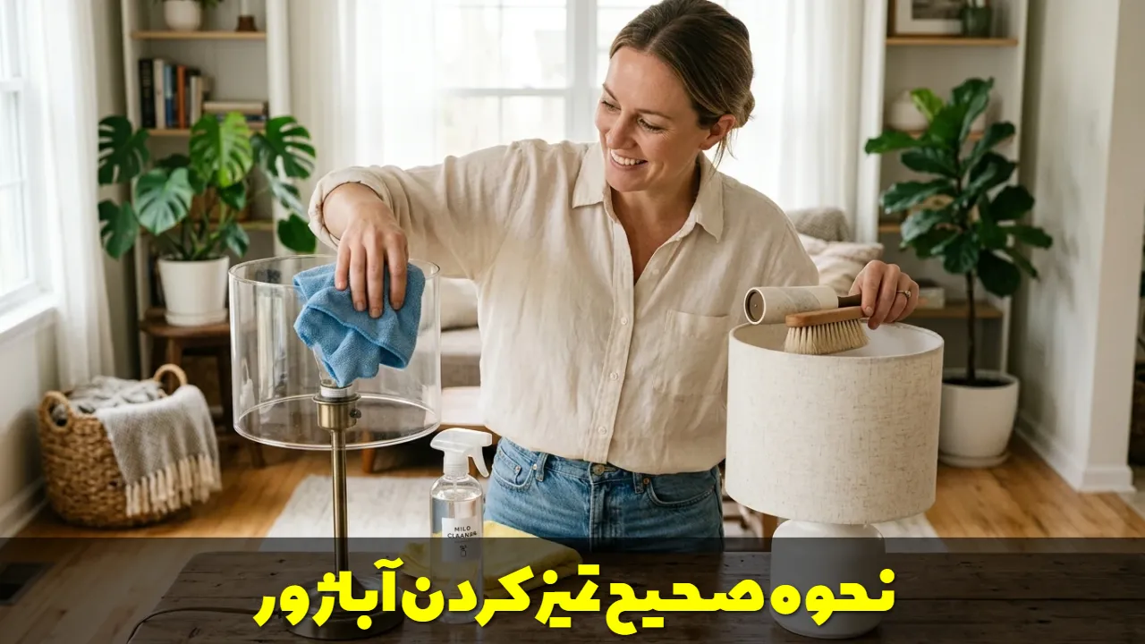 نحوه صحیح تمیز کردن آباژور