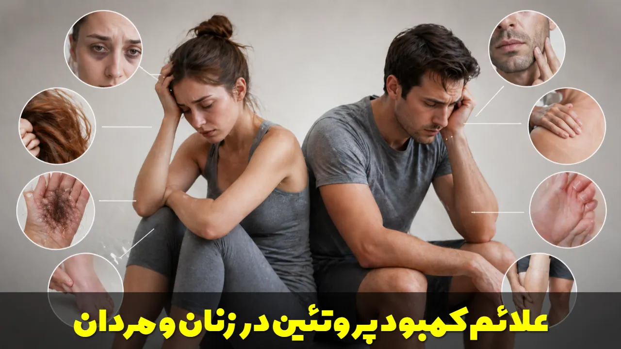 علائم کمبود پروتئین در زنان و مردان