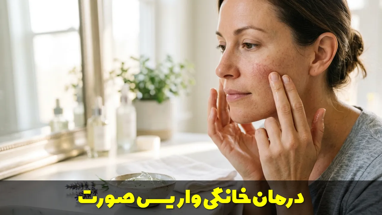درمان خانگی واریس صورت