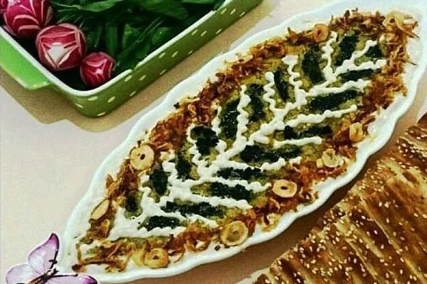 تزیین کشک بادمجان