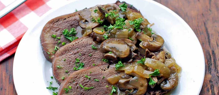 طرز پخت زبان گوساله