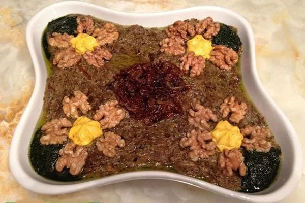 تزیین کشک بادمجان
