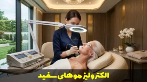 الکترولیز موهای سفید
