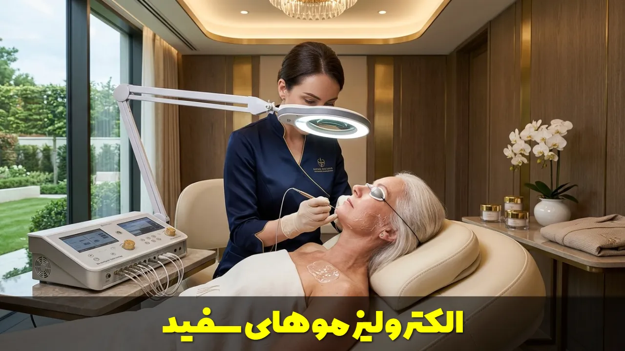 الکترولیز موهای سفید