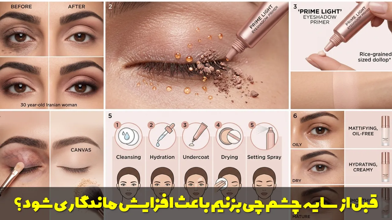 قبل از سایه چشم چی بزنیم باعث افزایش ماندگاری شود؟