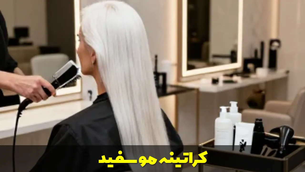 کراتینه مو سفید