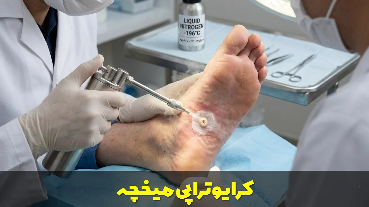 کرایوتراپی میخچه
