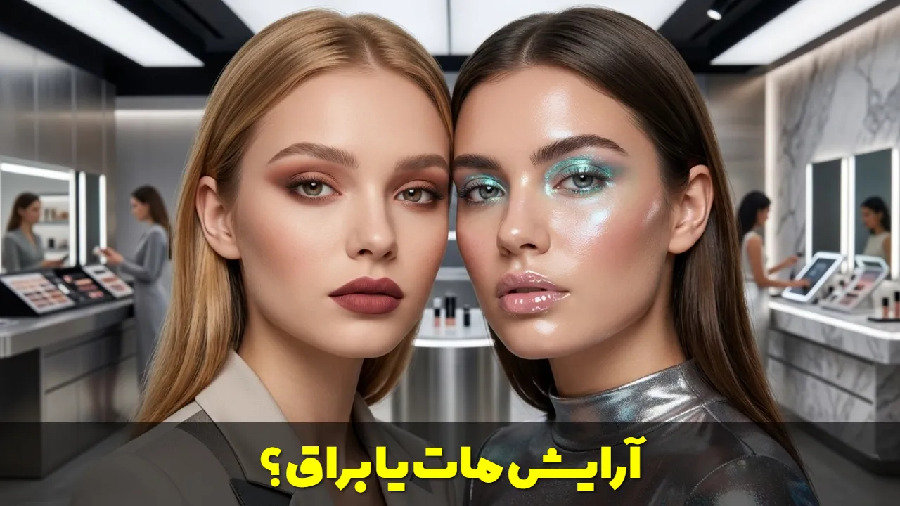 آرایش مات یا براق؟