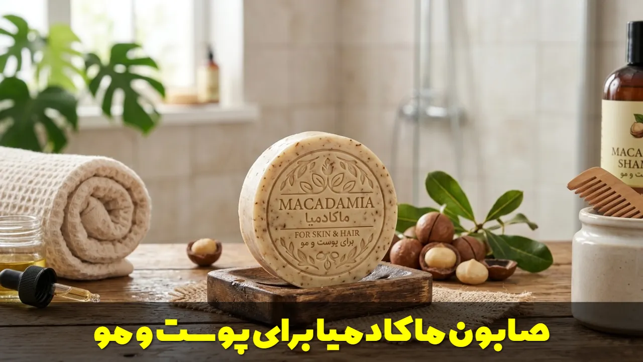 صابون ماکادمیا برای پوست و مو