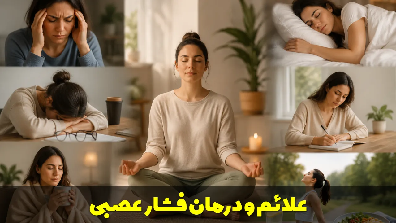 علائم و درمان فشار عصبی