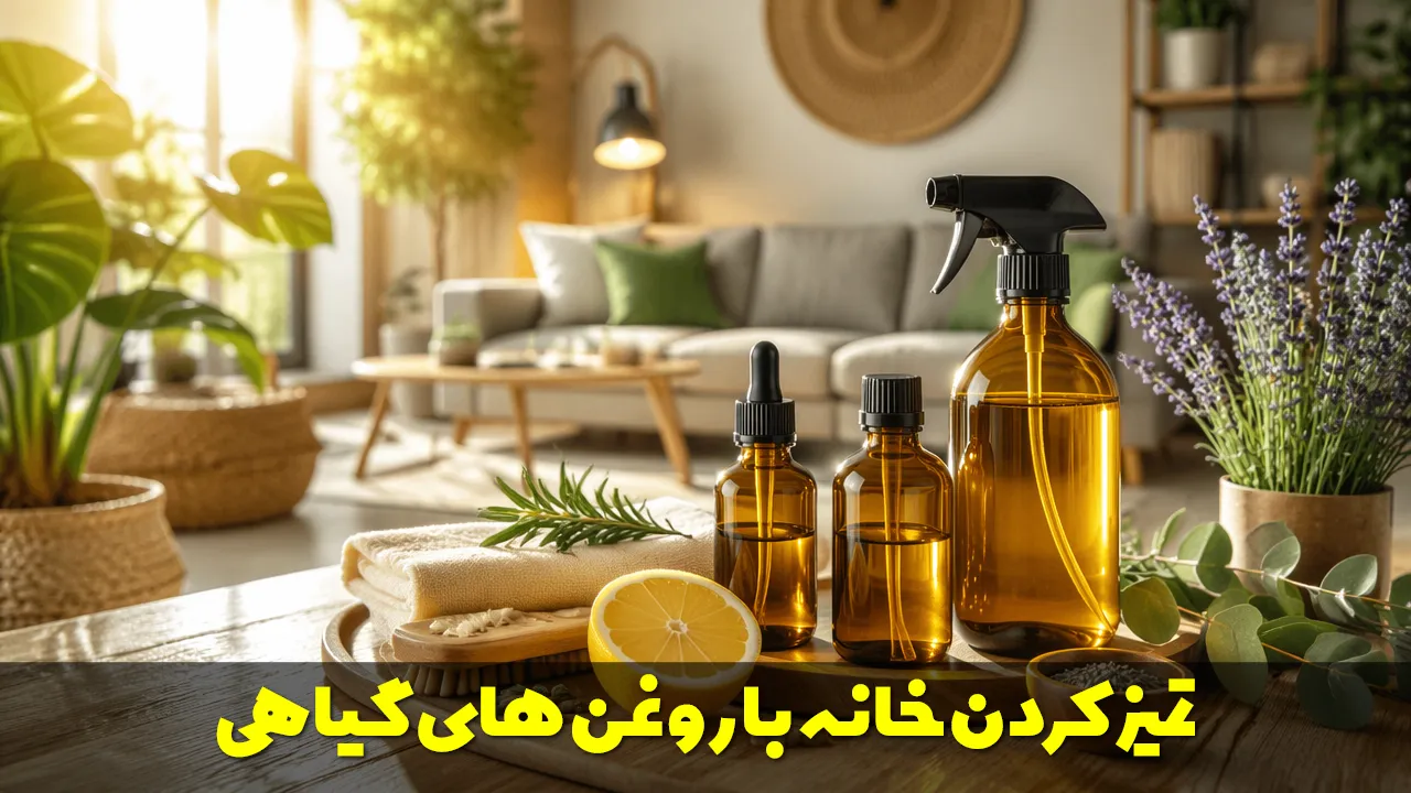 تمیز کردن خانه با روغن های گیاهی | موثرترین روش های طبیعی