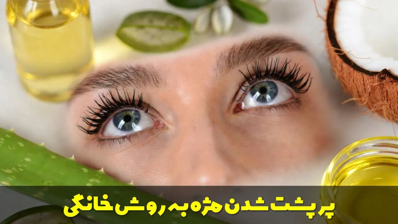 پرپشت شدن مژه به روش خانگی