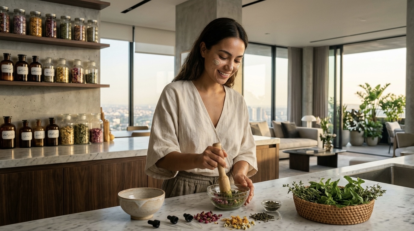 لک های پوستی با گیاهان شفا بخش