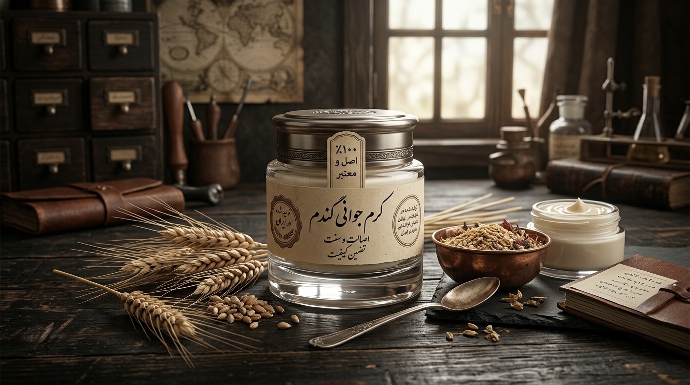 کرم جوانه گندم برای پوست