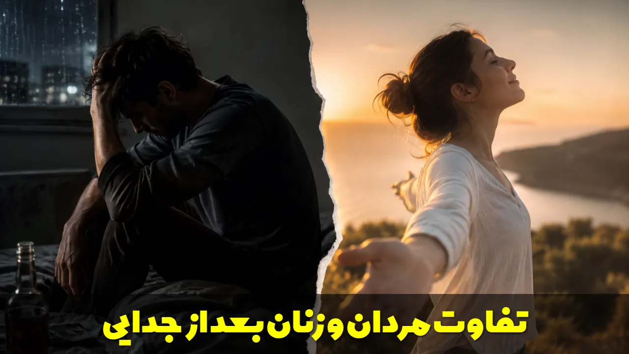 تفاوت مردان و زنان بعد از جدایی