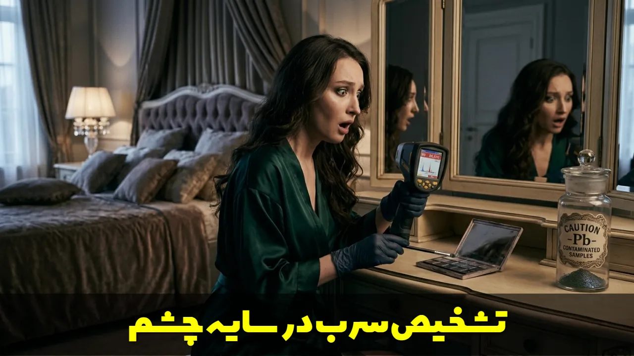 تشخیص سرب در سایه چشم