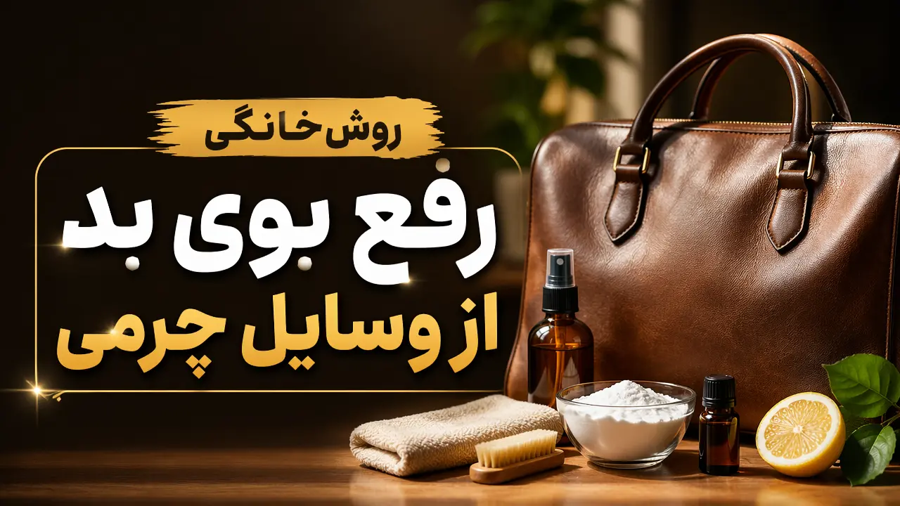 روش خانگی رفع بوی بد از وسایل چرمی