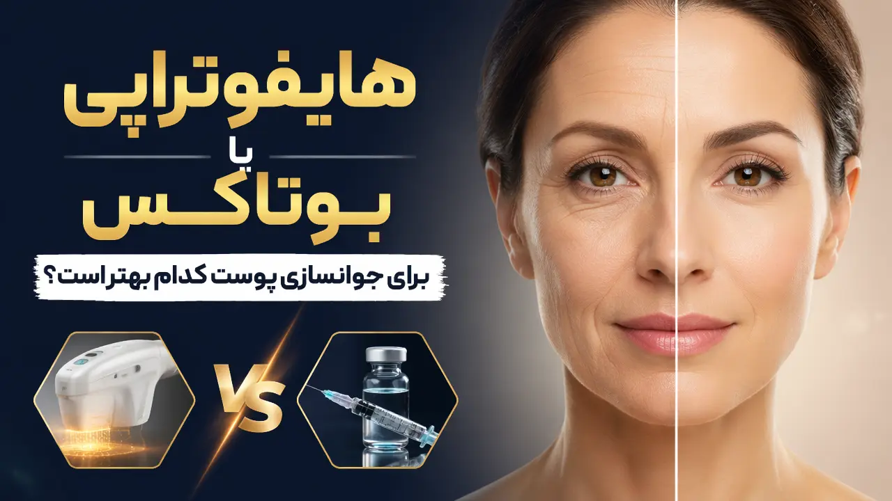 هایفوتراپی یا بوتاکس برای جوانسازی پوست کدام بهتر است؟