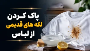 پاک کردن لکه های قدیمی از لباس