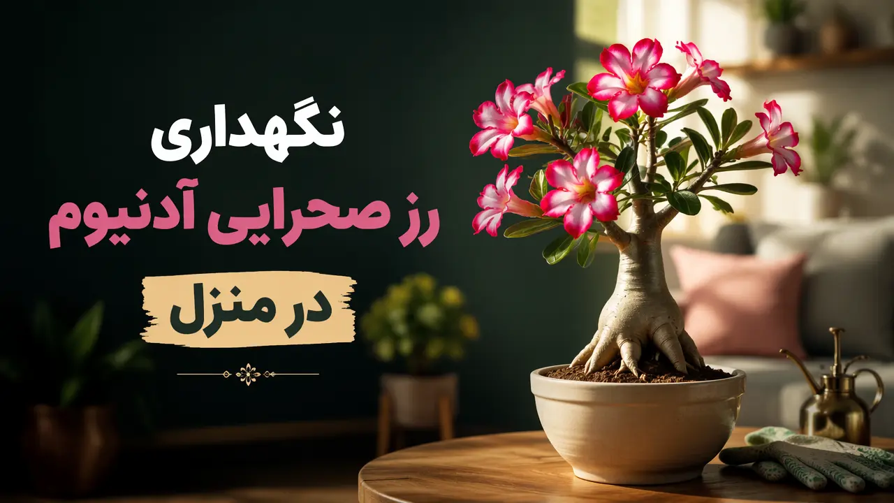 نگهداری رز صحرایی آدنیوم در منزل