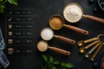 جدول کامل اندازه های آشپزی