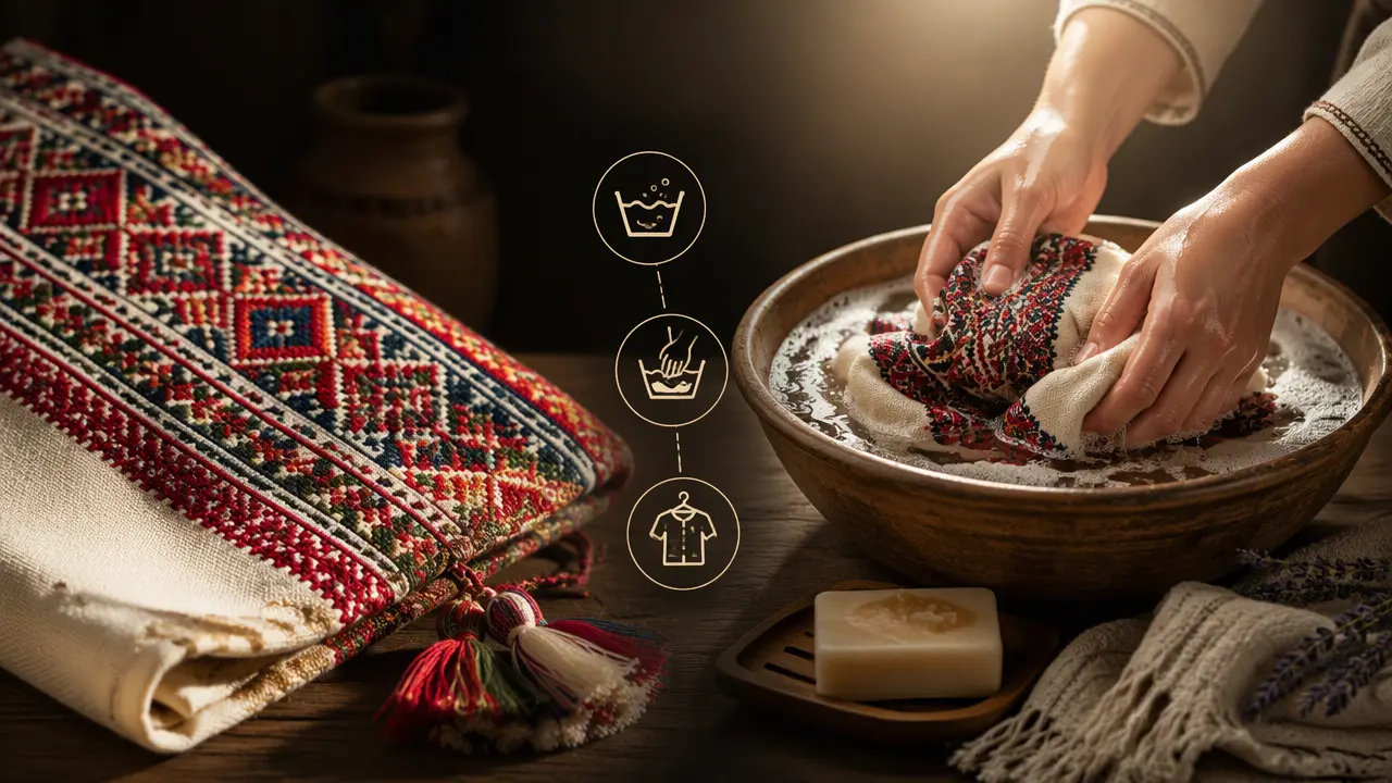 نگهداری و شستشوی دوخت های سنتی