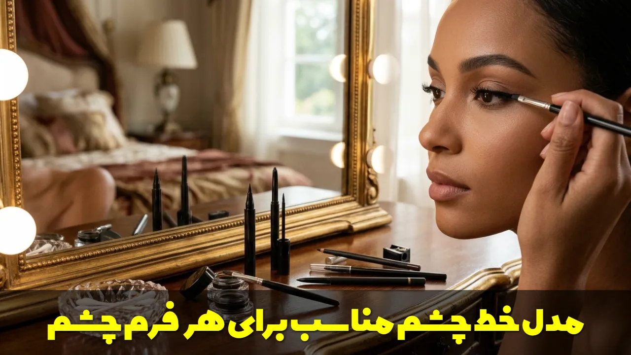 مدل خط چشم مناسب برای هر فرم چشم