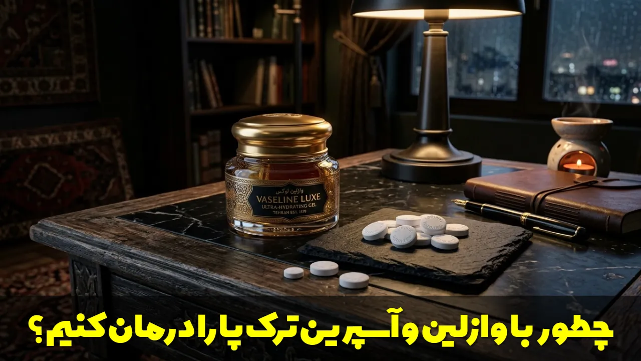 چطور با وازلین و آسپرین ترک پا را درمان کنیم؟