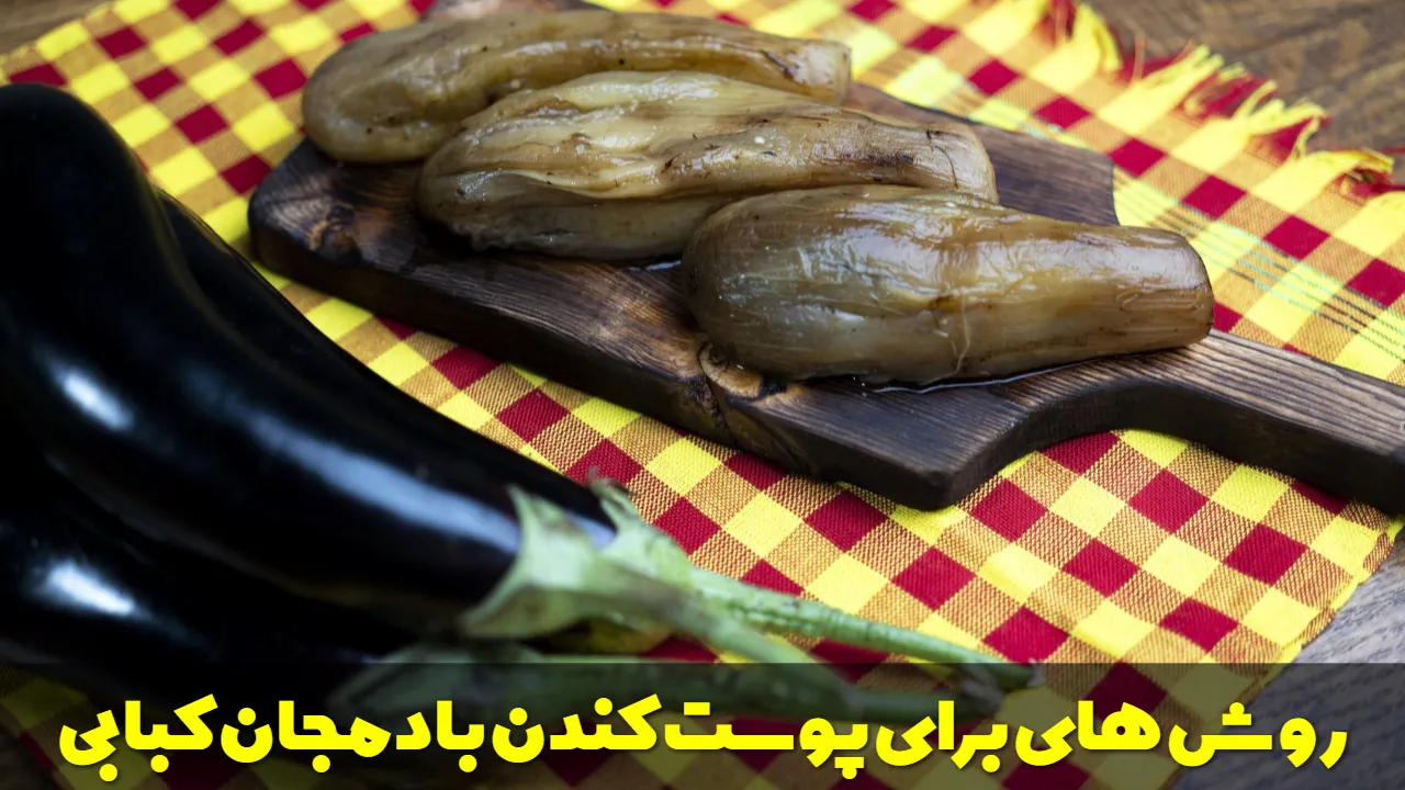 روش های ساده و راحت برای پوست کندن بادمجان کبابی