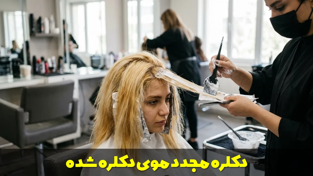 دکلره مجدد موی دکلره شده