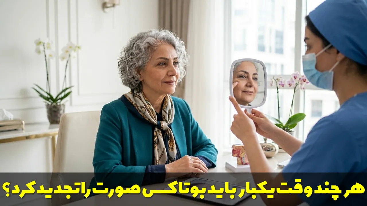 هر چند وقت یکبار باید بوتاکس صورت را تجدید کرد؟