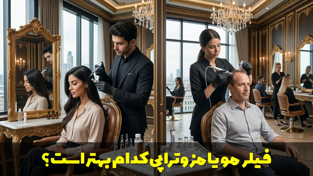 فیلر مو یا مزوتراپی کدام بهتر است؟