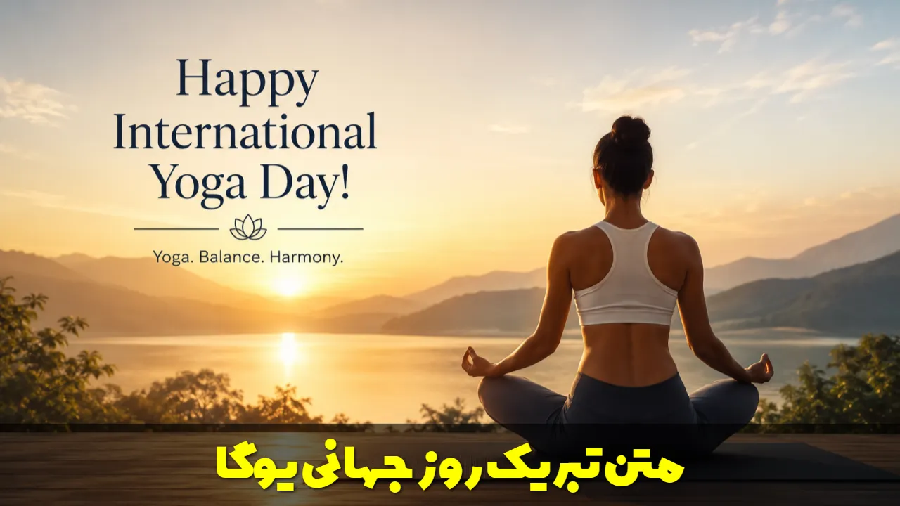 متن تبریک روز جهانی یوگا