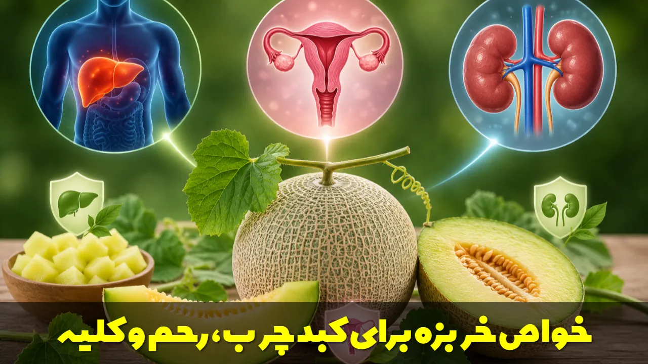 خواص و فواید خربزه برای کبد چرب مردان، رحم و کلیه