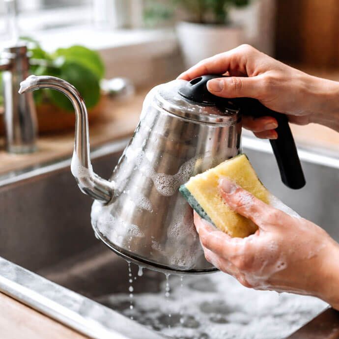تمیز کردن رسوب کتری و سماور استیل