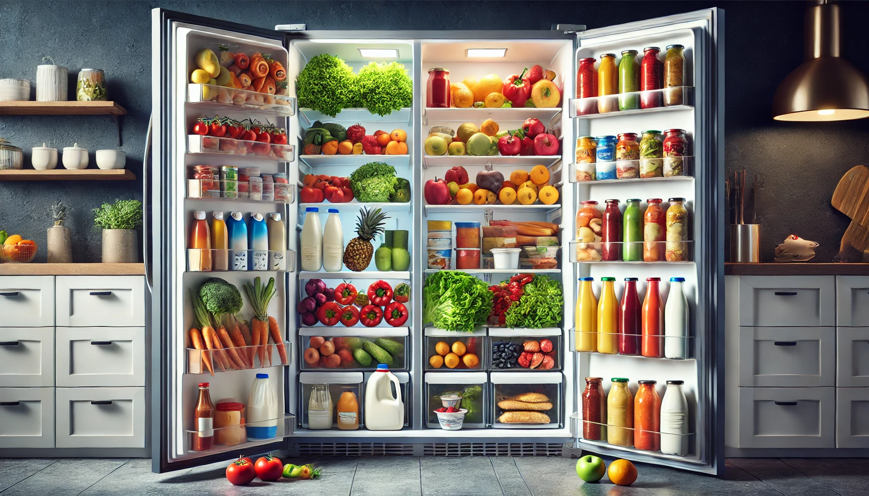 نحوه چیدمان یخچال فریز ساده، دوقلو و ساید