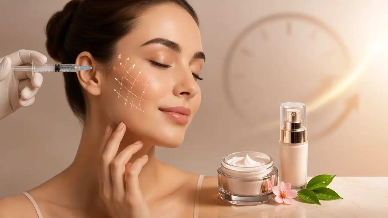 استفاده از کرم ضد چروک و آبرسان بعد از بوتاکس