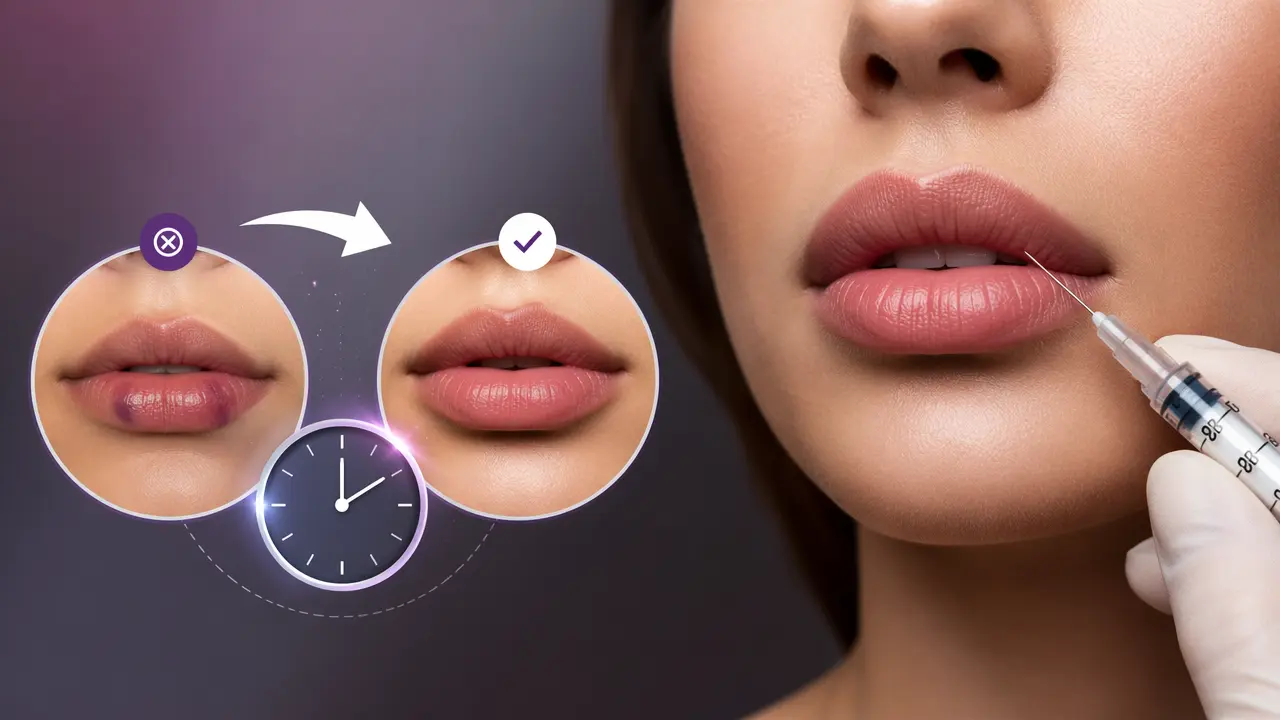 ورم و کبودی بعد از تزریق ژل لب چند روز طول میکشد؟ + رفع کبودی لب بعد از تزریق ژل