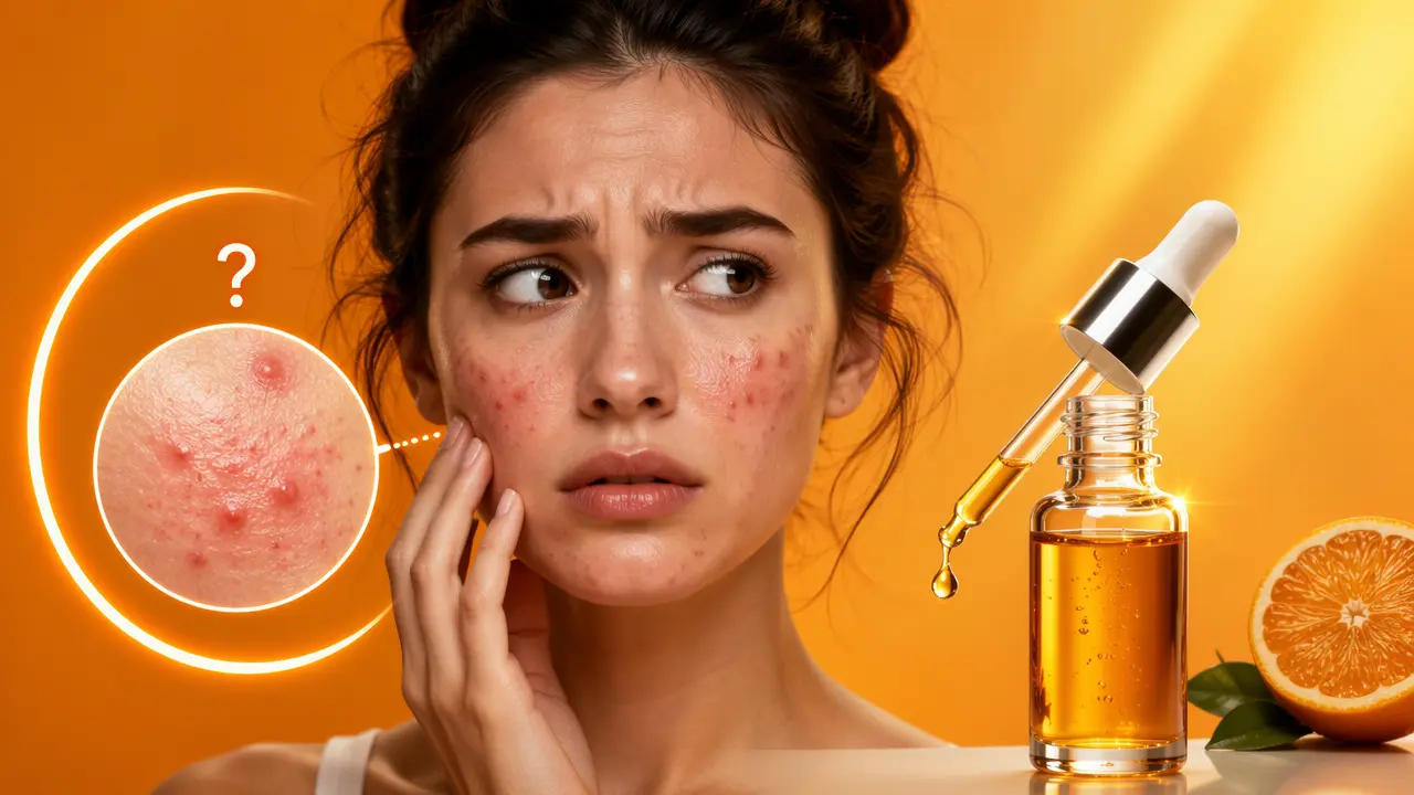 راهنمای کامل علت جوش زدن پوست بعد از سرم ویتامین C