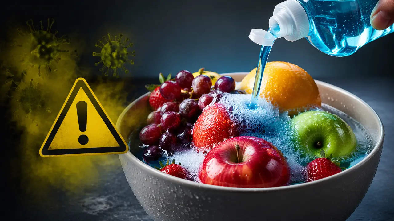 عوارض شستن میوه با مایع ظرفشویی