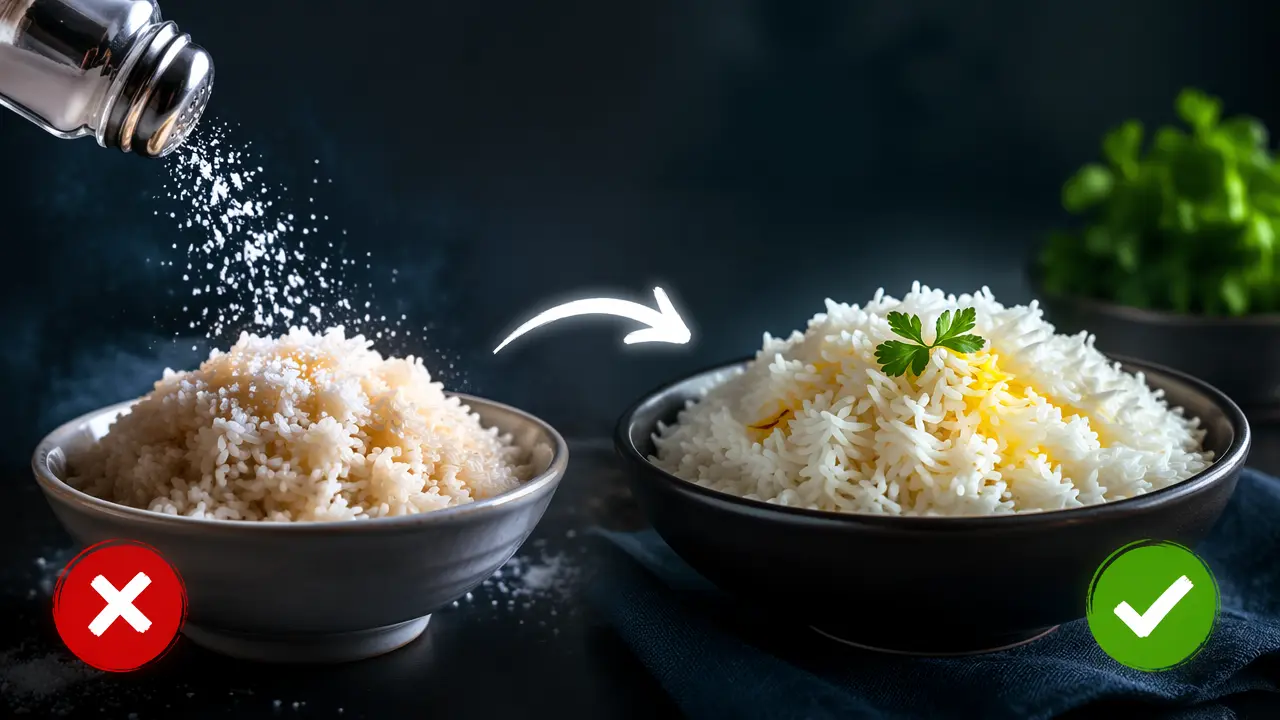شوری برنج دم کشیده رو چجوری بگیریم؟ رفع شوری برنج آبکش و کته پخته شده